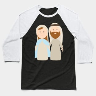 St. Joseph and Virgin Mary Baseball T-Shirt